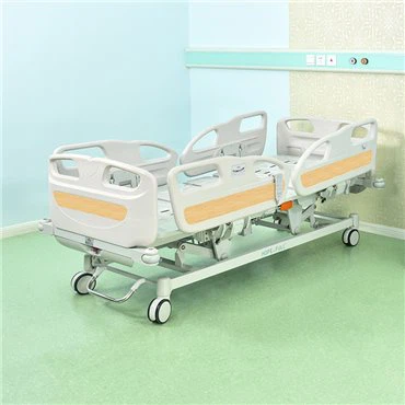 The five function electric ICU bed is a classic electric bed with CPR function to deal with critical patients.