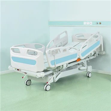 Multifunctional ICU bed with lateral tilting and weghing scale